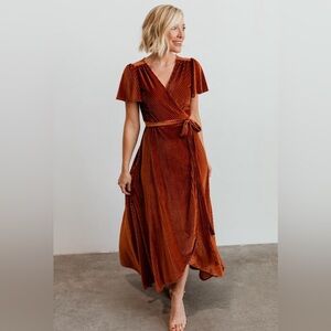 Balticborn Andi Velvet Wrap Dress
